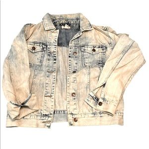 Acid wash denim jacket from forever 21